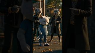 Mocked for His Torn Shoes  | Poor Kitten’s Dad Does the Unthinkable ️ #Shorts