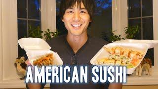 Jun tries American sushi!