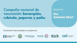 Campaña nacional de vacunación: sarampión, rubéola, paperas y polio