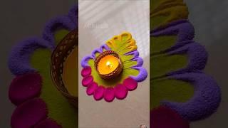 Simple rangoli design for festival #trending #rangoli #shortvideo #shorts#viralvideo #art #creative