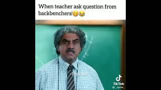 When Teacher asks Question from Backbenchers!!! - Funny Video - Presented by Qureshi Productions.