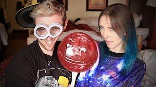 EATING GIGANT CANDIES (ft Gabbie Fadel.) | LubaTV