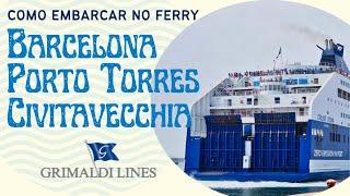 How to Board a Motorcycle on the Ferry from Barcelona to Porto Torres - Civitavecchia