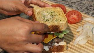 HOW TO make Texas toast cheeseburgers ( Cooking with Blasian recipe video)