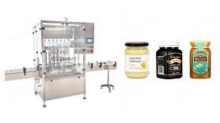 Automatic Honey Jar Servo Motor  Piston Filling Machine