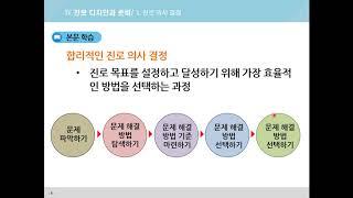 4단원 진로와 직업- 의사결정방법