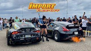 2 Step / Rev Battle IFO Ennis, TX 2024 with Supra vs Nissan vs Honda vs Infiniti plus more!