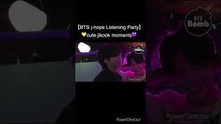 【BTS j-hope Listening Party】cute jikook moments