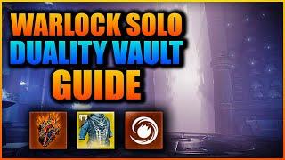 Destiny 2: SOLO Duality Vault Warlock Guide with a Solar 3.0 Warlock Build - No Primary Weapons!