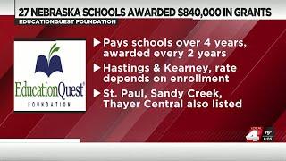 EducationQuest awards $840,000 in grant funding to 27 Nebraska high schools