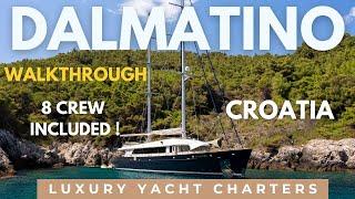 Dalmatino  | Walkthrough Luxury Motor Sailer Yacht Charter  Croatia