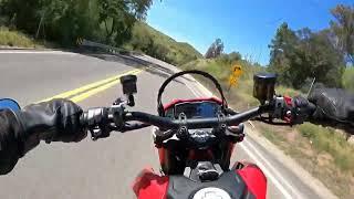 Out riding RT 94 on the Ducati Hypermotard 698 Mono