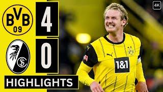 Borussia Dortmund vs Freiburg (4-0) Extended Highlights & All Goals | Bundesliga 2024 HD