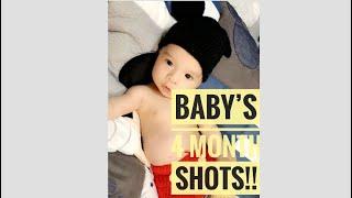 Baby’s 4 month shots