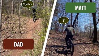 Introducing Mountain Biking To My Son Matt!!!