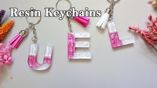 How to make resin letters keychains | Epoxy Resin crafts for beginners | small business for beginner