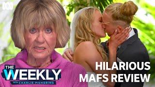 Margaret Pomeranz roasts Married At First Sight | The Weekly | ABC TV + iview