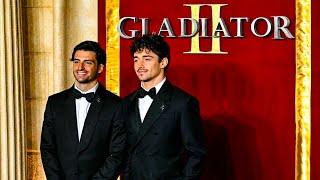 Charles Leclerc and Carlos Sainz at the Gladiator II Red Carpet 2024