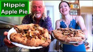 How to make APPLE PIE like a California HIPPIE | Cooking with a Hippie