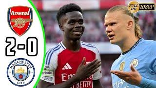 Arsenal vs Manchester city 2-0 - premier league Highlights & All Goals 2024 HD