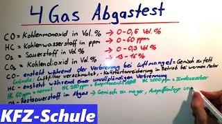 4 Gas Abgastest