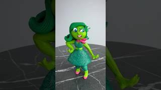 I made a DISGUST from Inside  out#insideout #disgust #sadness #plasticinerelax