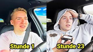 24 STUNDEN im AUTO... (ich habe eingeschi**en) | Filow vs. Zarbex