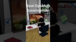 Oyun oynarken susamışımdır... (Roblox) #roblox #robloxedit #trending