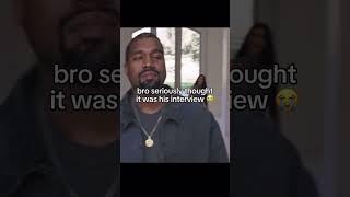 Kanye West interview gone wrong #kanyewest #kimkardashian #memes #interview #fail #funny #rap