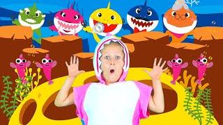 Baby Shark Dance Compilation - 5 Baby Shark Songs! Nursery Rhymes for Kids | Anuta Kids Channel