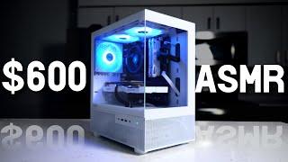 $600 Gaming PC Build "Glacier" [NO COMMENTARY ASMR]