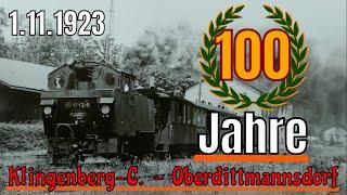 Die TEUERSTE Schmalspurbahn Deutschlands | 100 Jahre Klingenberg-C. - Oberdittm. | 1.11.1923/2023