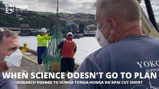 When science doesn't go to plan | research voyage to Hunga Tonga-Hunga Ha'apai volcano cut short