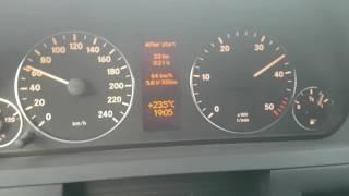 Mercedes Benz A180 CDi W169 acceleration 0-100 kmh full stock