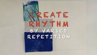 REPETITION & RHYTHM AS A COMPOSITIONAL TOOL IN MIXED MEDIA & COLLAGE