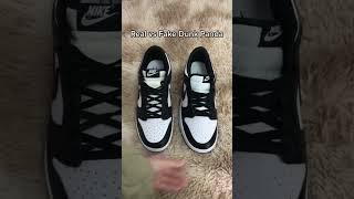 Dunk Panda real vs Fake  #shorts #viral #sneakers