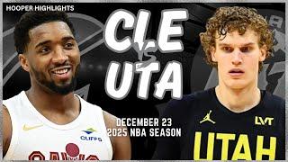 Cleveland Cavaliers vs Utah Jazz Full Game Highlights | Dec 23 | 2025 NBA Season