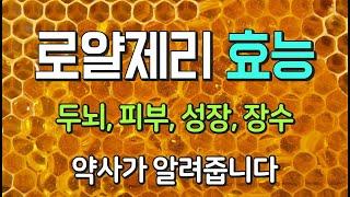 로얄제리 효능 ㅣ 약사 유튜버가 설명합니다. 여왕으로 만들어주는 로얄젤리!!