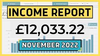 KDP Income Report November 2022 - Q4 Has Arrived!!