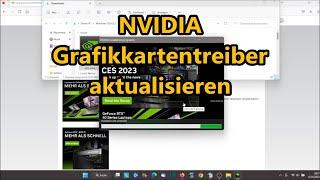 NVIDIA Grafikkartentreiber aktualisieren Windows 11 NVIDIA Grafikarte Treiber aktualisieren download