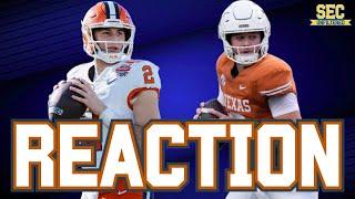 REACTION: Texas Football RUNS THROUGH Clemson In CFP First Round