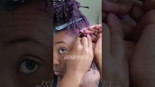 DIY MICROLOCS - Retie & New Hair Color #adirakalon