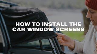 LUNO — How To Install the Car Window Screens