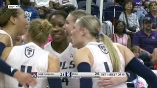 East Carolina vs. Rice  | 2024 women's college volleyball Oct 13, 2024