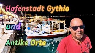 Peloponnes /Hafenstadt Gythio und Antike Orte