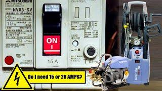 15 or 20 AMP for the 1622TS, 1122TST and 1322 Kranzle Pressure Washer | Official
