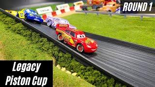 Lightning McQueen Races in the Legacy Piston Cup | Disney Pixar Cars Racing