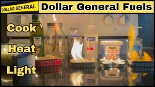 Dollar General Emergency Fuels: Cook, Heat, Light