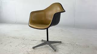 Charles Eames for Herman Miller Mid Century Upholstered Shell Office Chair