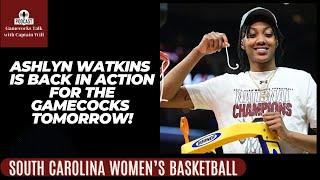 Get Ready for a Gamecock Showdown Tomorrow as Ashlyn Watkins Returns to the Court!